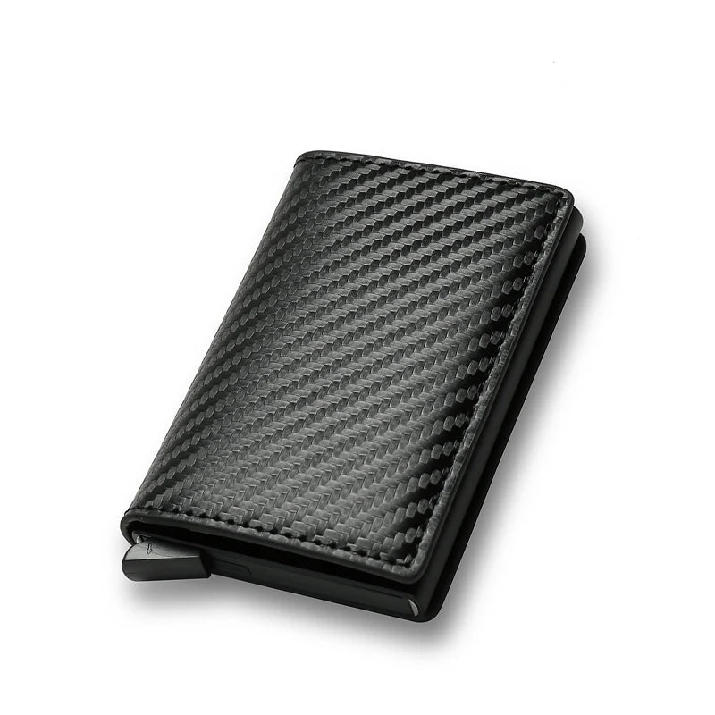 Carteira masculina porta cartões antifurto