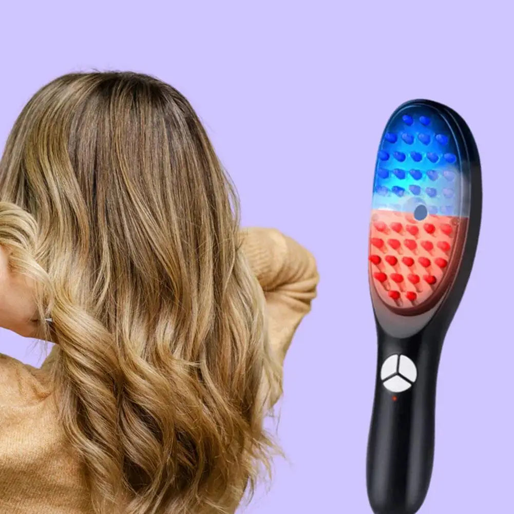 Escova LED de fototerapia anti queda e crescimento