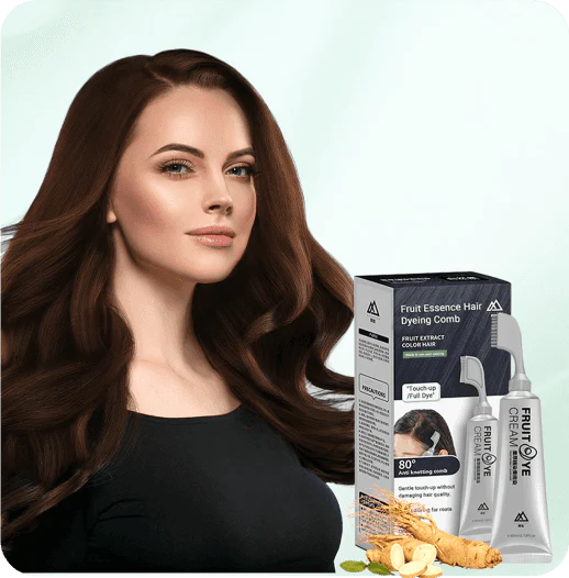 Creme para tingir cabelo natural de frutas pretas para homens e mulheres