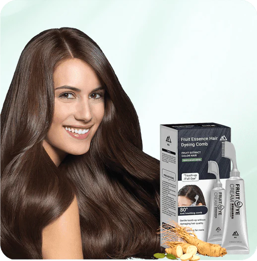 Creme para tingir cabelo natural de frutas pretas para homens e mulheres