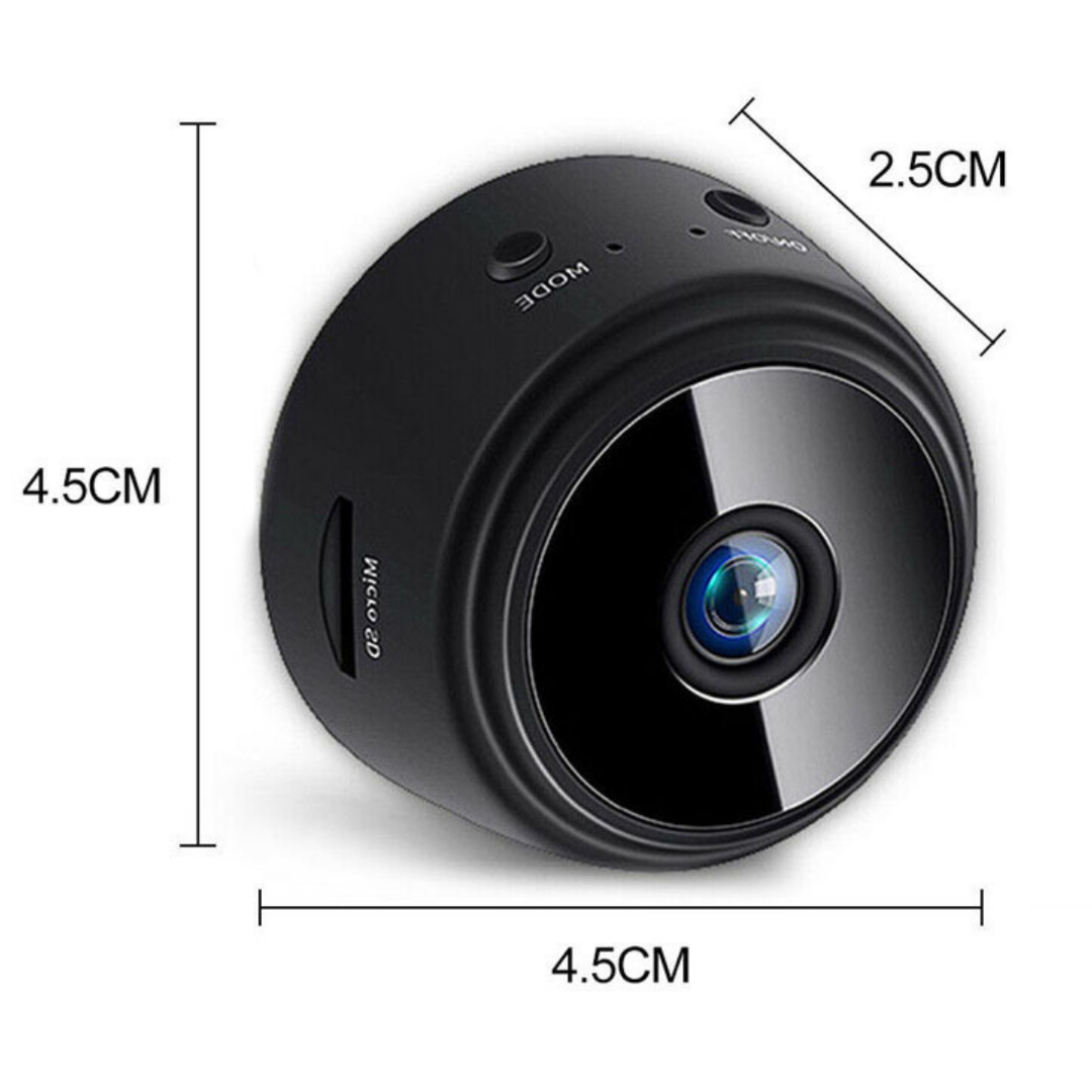 Mini Câmera espiã, wifi e magnética HD 1080p